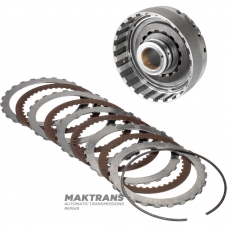 Sprzęgło bębnowe OVERDRIVE ZF 4HP22, 4HP24 — 1043430098 (4 tarcze cierne, piasta 2/3 pierścienie teflonowe)