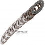 Zestaw płyt ciernych BorgWarner BW4440 ze stali i blach ciernych - 9 płyt ciernych (całkowita grubość zestawu 29,90 mm), CHRYSLER 300 V6 3.6L, skrzynia biegów 845RFE