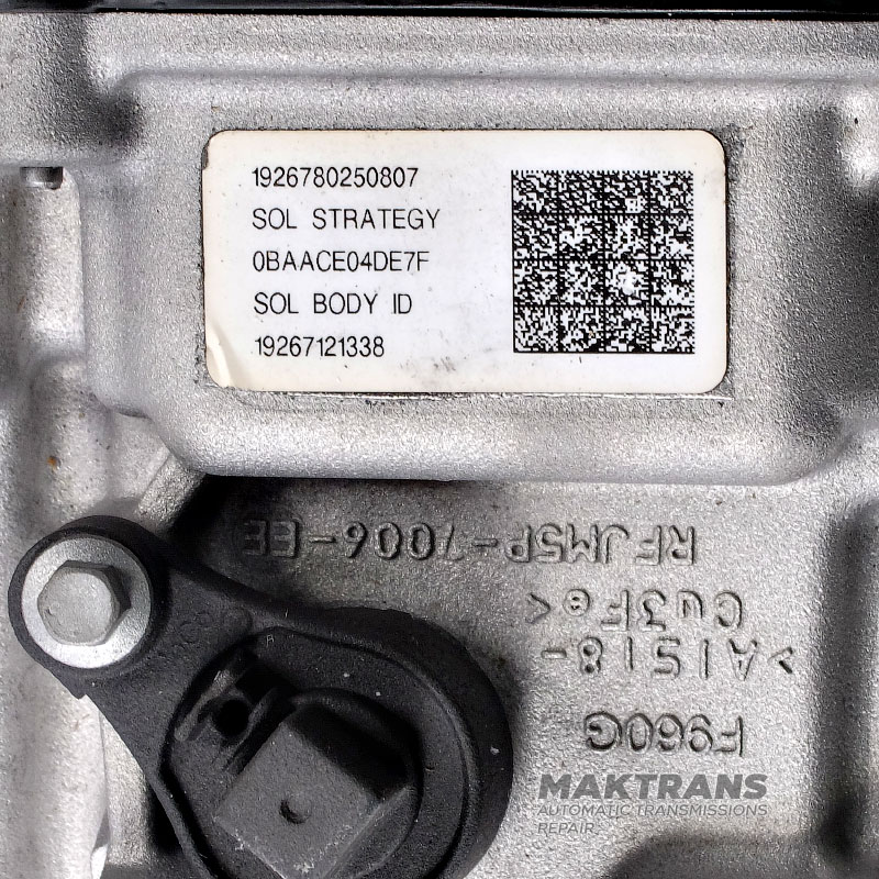 Odnowiona i przetestowana automatyczna skrzynia biegów FORD 8F40 DIESEL, 2WD (przekładnia końcowa 42/46) — JX6P-7000-GС (FORD MONDEO 2.0 TDCI ECOBLUE 2018-2023),