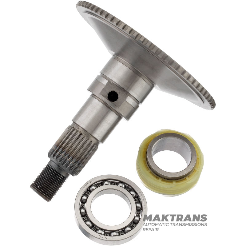 Wał główny (do czujnika prędkości) skrzyni rozdzielczej BorgWarner BW4404 - wysokość całkowita 135 mm, 26 wypustów (ø zewn. 28,45 mm), N1061 (1900-130-016, NTN 16006), 4404-171-003, 4404-171-004, F77A-7A195-VA, 44-04-000-005 (95-01 Ford Explorer)