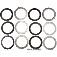 Zestaw tarcz stalowych i ciernych FORWARD Clutch GM 4L80E, 4L85E — 24202646, 8675557 (5 tarcz ciernych)
