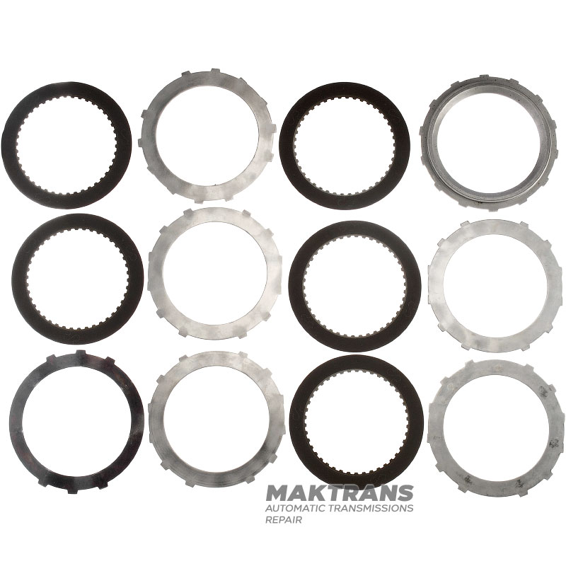 Zestaw tarcz stalowych i ciernych FORWARD Clutch GM 4L80E, 4L85E — 24202646, 8675557 (5 tarcz ciernych)