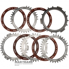 Zestaw tarcz stalowych i ciernych C4 Clutch ALLISON 1000, 2000, 2400 - 4 tarcze cierne (grubość 2,30 mm, 117 zębów), całkowita grubość zestawu 34,70 mm (31 mm), 29542192, 29542191, 29531049, 29546701, 29535640