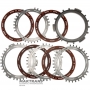 Zestaw tarcz stalowych i ciernych C4 Clutch ALLISON 1000, 2000, 2400 - 4 tarcze cierne (grubość 2,30 mm, 117 zębów), całkowita grubość zestawu 34,70 mm (31 mm), 29542192, 29542191, 29531049, 29546701, 29535640