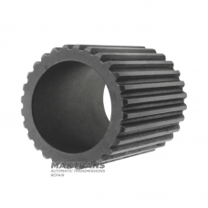 Tuleja wielowypustowa, do regeneracji wielowypustów półosi FORD 6DCT450 — 28 wielowypustów (Ø zewn. 28,90 mm), długość 35,15 mm, Ø wewn. 21 mm