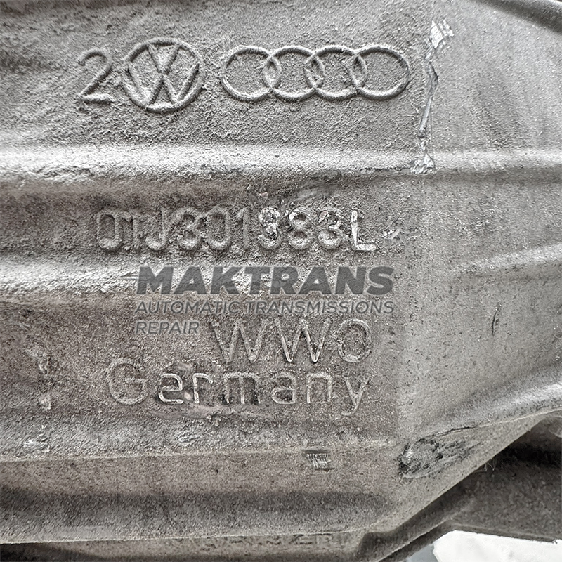 Zespół skrzyni biegów VAG / CVT VL-300, 01J — 01J301383L (Audi A8 (D3), Audi A6 (C6), Audi A4 (B6/B7), Audi A6 (C5))
