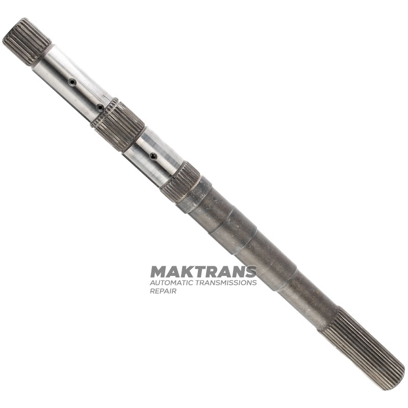 Wał wyjściowy FORD E4OD, 4R100 — z tuleją, długość 507 mm, 31 wielowypustów (Ø zewnętrzna 34,35 mm, długość wielowypustu 98 mm)