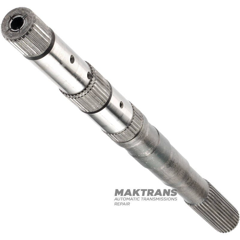 Wał podstawowy FORD E4OD, 4R100 — bez tulei, z tuleją, długość 507 mm, 31 wielowypustów (ø zewnętrzna 34,35 mm, długość części wielowypustowej 98 mm)