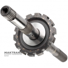 Wał wyjściowy FORD E4OD, 4R100 — z przekładnią ślimakową, kołem postojowym, długość wału 507 mm, 31 wielowypustów (Ø zewnętrzna 34,35 mm, długość wielowypustu 98 mm)