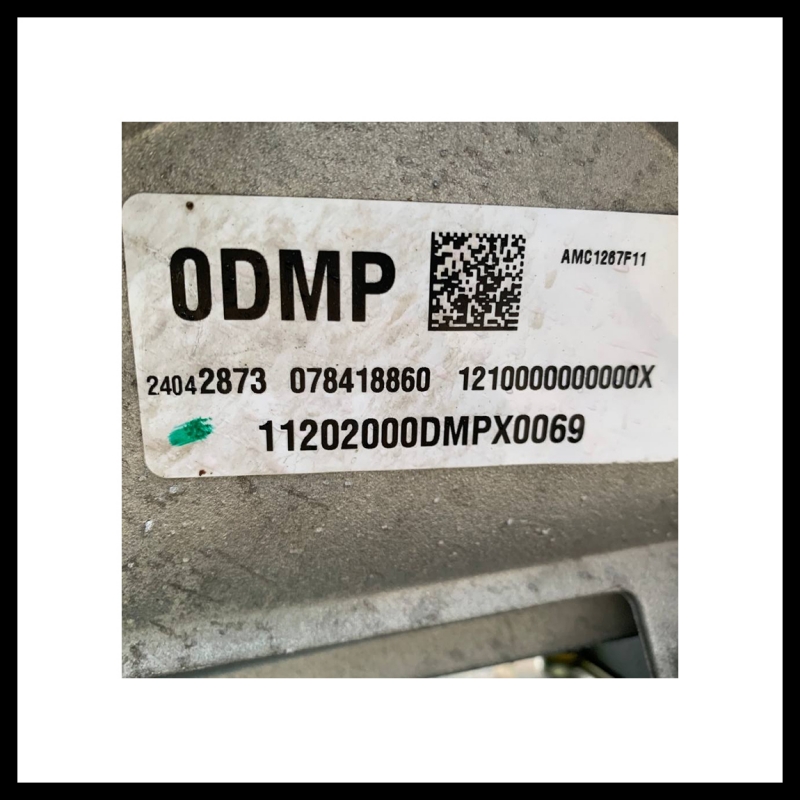 Zespół skrzyni biegów z podwójnym sprzęgłem  TR-9080 (Chevrolet Corvette C8) — 24042873, ID skrzyni biegów — 0DMP