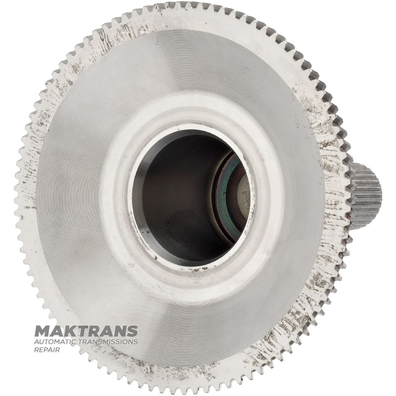 Wał pośredni, kołnierz koła zębatego Overdrive FORD E4OD, 4R100 — całkowita wysokość 129 mm, 30 rowków (Ø 25,30 mm)