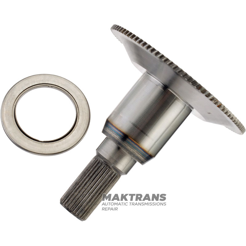Wał pośredni, kołnierz koła zębatego Overdrive FORD E4OD, 4R100 — całkowita wysokość 129 mm, 30 rowków (Ø 25,30 mm)