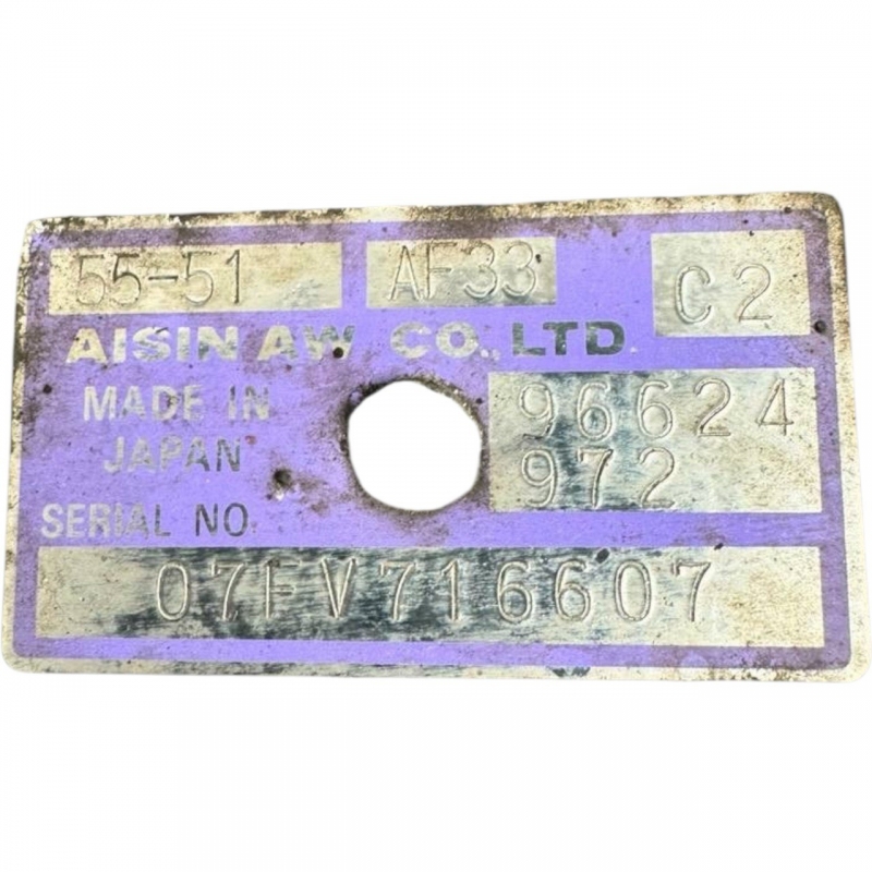 Zestaw automatycznej skrzyni biegów AW55-51SN 4WD - 96624972, AF33, C2, 4803407, BEZ TCM, Z konwerterem momentu obrotowego 43A400, OPEL ANTARA A (L07) 2.0 CDTI (2006-2011)