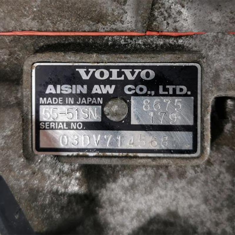Zespół automatycznej skrzyni biegów AISIN WARNER AW55-51SN 4WD — 8675179 (Volvo V70 (SW) 2.5 R Turbo 20V, benzyna), z przetwornikiem momentu obrotowego