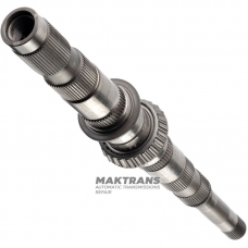 Wał wtórny VAG DSG DL501 0B5 — 0B5307215M (długość wału 587 mm), z tuleją po stronie czołowej (średnica wewnętrzna tulei 16 mm)
