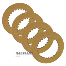 Zestaw tarcz ciernych 3RD Clutch GM 4T80E, 8684832 - 4 tarcze w zestawie (Ø zewn. 151 mm, grubość 2,10 mm, 26 zębów)