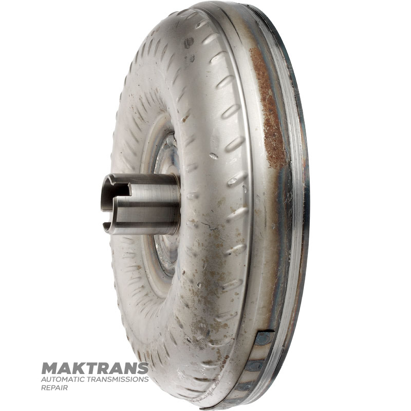 Koło pompy przekładni hydrokinetycznej AW A466ND, NISSAN RE6R01A — średnica zewnętrzna obudowy 310,85 mm., średnica zewnętrzna szyjki 46,85 mm.