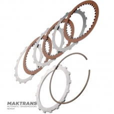 Zestaw stalowy i cierny AW A466ND, NISSAN RE6R01A, 31100EZ00A — NISSAN TITAN 5.0D CEV8D1 (3 tarcze cierne, całkowita szerokość zestawu 19,60 mm)