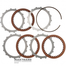 Zestaw stalowy i cierny AW A466ND, NISSAN RE6R01A, 31100EZ00A — NISSAN TITAN 5.0D CEV8D1 (3 tarcze cierne, całkowita szerokość zestawu 19,60 mm)