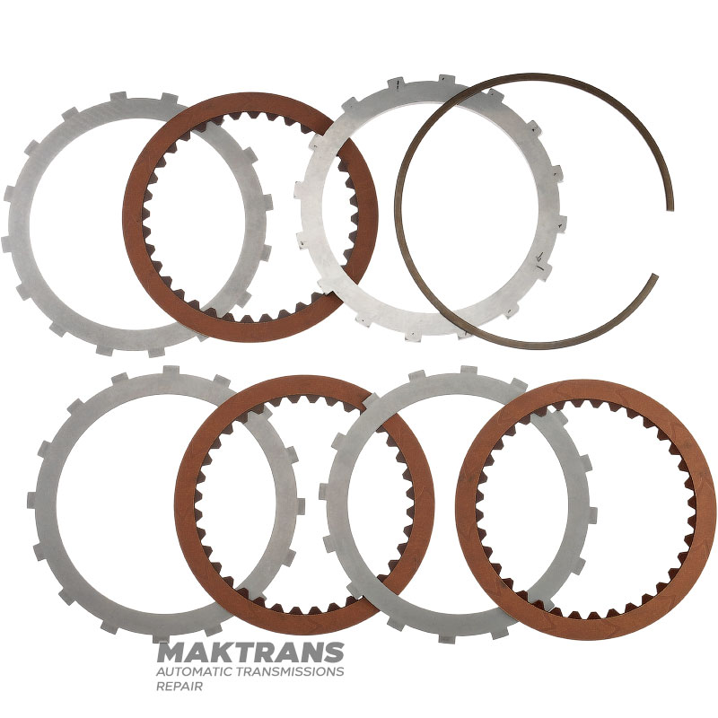 Zestaw stalowy i cierny AW A466ND, NISSAN RE6R01A, 31100EZ00A — NISSAN TITAN 5.0D CEV8D1 (3 tarcze cierne, całkowita szerokość zestawu 19,60 mm)