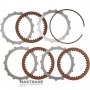 Zestaw stalowy i cierny AW A466ND, NISSAN RE6R01A, 31100EZ00A — NISSAN TITAN 5.0D CEV8D1 (3 tarcze cierne, całkowita szerokość zestawu 19,60 mm)