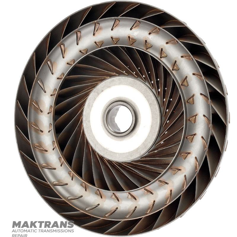 Koło turbosprężarki przetwornika momentu obrotowego FORD 5R44E, 5R55E, 5R55N, 5R55W, 5R55S — (wysokość 42 mm, średnica zewnętrzna 263,10 mm)