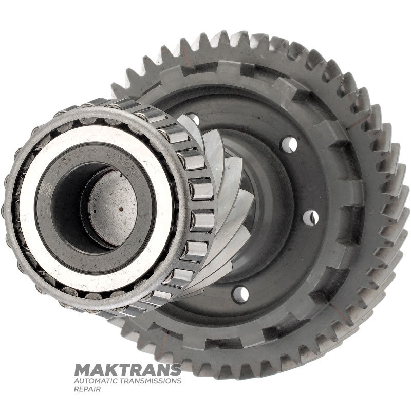 Wał pośredni mechanizmu różnicowego TOYOTA UA81E, UA81F, 4120678020 — wysokość całkowita 162 mm, 15 zębów (średnica zewnętrzna 67,05 mm), 49 zębów (średnica zewnętrzna 136,70 mm)