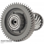 Wał pośredni mechanizmu różnicowego TOYOTA UA81E, UA81F, 4120678020 — wysokość całkowita 162 mm, 15 zębów (średnica zewnętrzna 67,05 mm), 49 zębów (średnica zewnętrzna 136,70 mm)