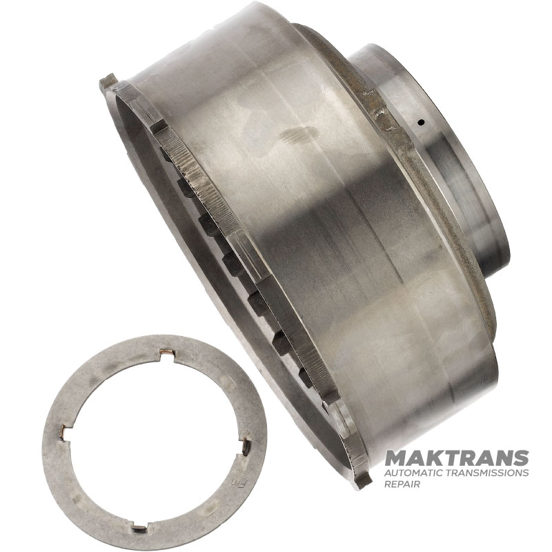 Kosz sprzęgła DIRECT (pusty, bez tarcz) FORD E4OD, 4R100 — E9TP-7A262-CA, wysokość tłoka do pierścienia osadczego 24 mm