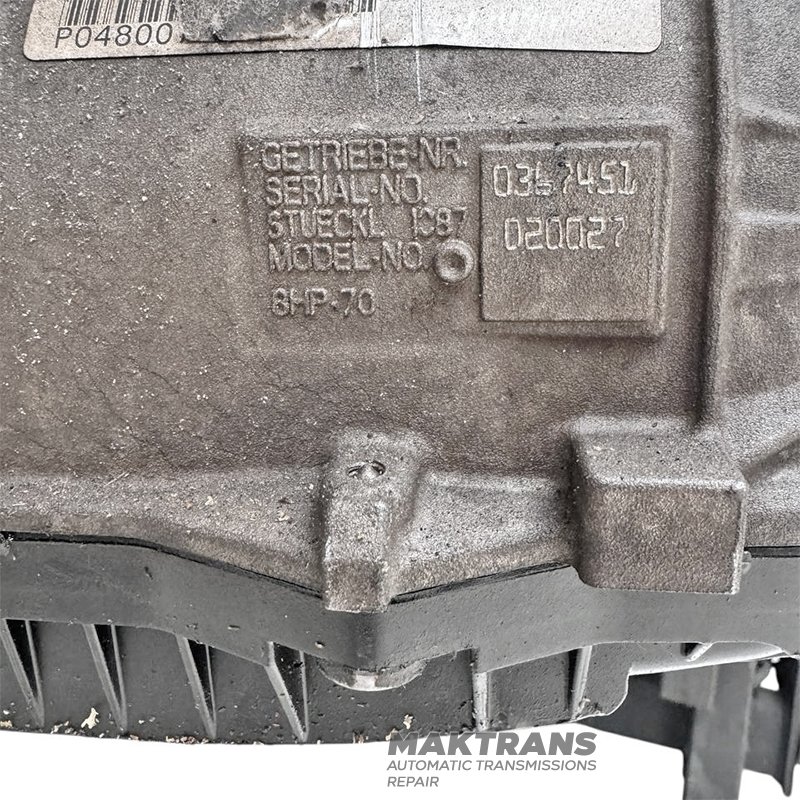 Automatyczna skrzynia biegów ZF 8HP70 (4WD) — 1087020027, P52854875AH, P52854875AG, 1087401746, 1087322472, 250700004592, 000420 (JEEP GRAND Cherokee IV 2012-2020, 3.0 DIESEL)