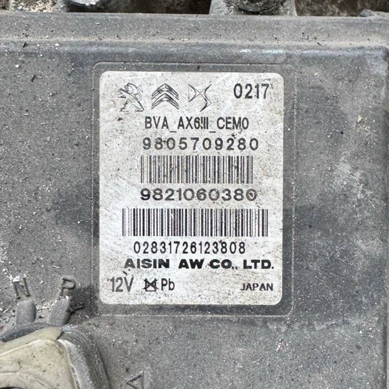Zespół automatycznej skrzyni biegów (bez przetwornika momentu obrotowego) AISIN WARNER TF-82SC, 2WD (FWD) — 20GZ15, (2.0 GT BlueHDi 180 16V)