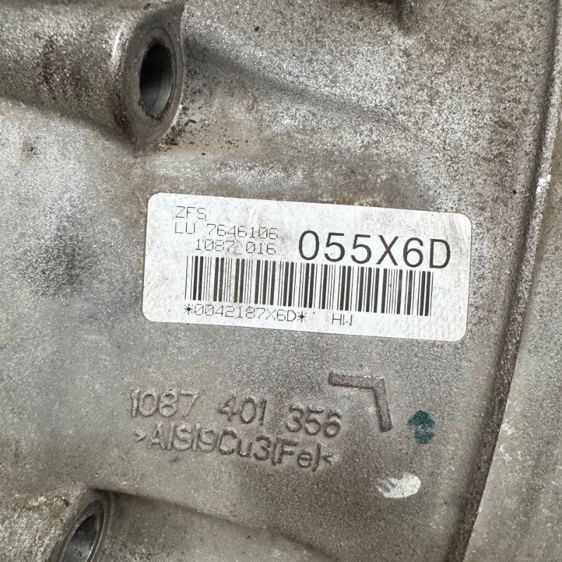 Zespół automatycznej skrzyni biegów (z przetwornikiem momentu obrotowego) 2WD (RWD) — 1087014049, 1087016055 X6P, 1087401356 (BMW 3 Touring (F31) 330 d 2012-2019), Kod silnika N57 D30 A