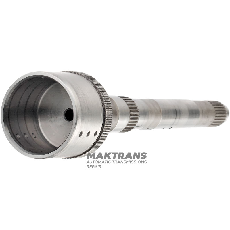 Wał wejściowy FORD 6F50, 6F55 / GM 6T70, 6T70 - długość całkowita 308 mm, 27 wypustów