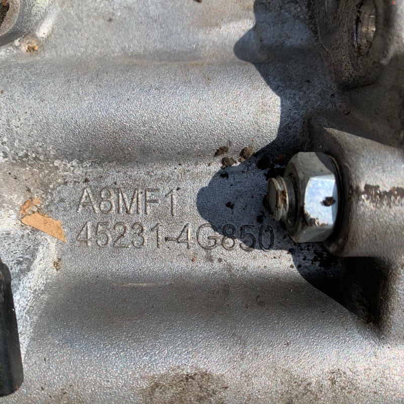 Zespół automatycznej skrzyni biegów (z konwerterem momentu obrotowego, KDB) Hyundai / KIA A8MF1 (4WD) — 45231-4G850
