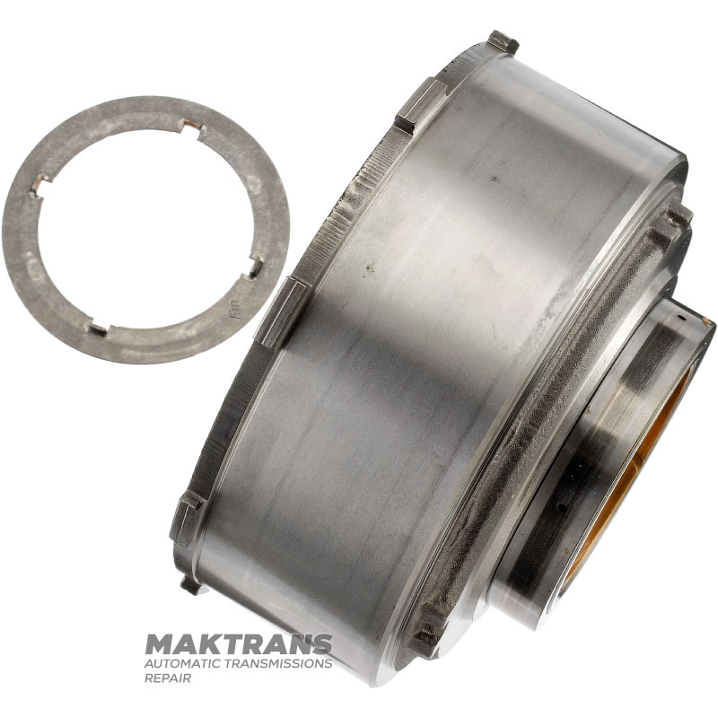 Kosz sprzęgła DIRECT (pusty, bez tarcz) FORD E4OD, 4R100 — E9TP-7A262-CA, wysokość tłoka do pierścienia osadczego 24 mm