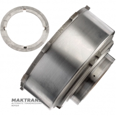 Kosz aplikacji DIRECT (pusty, bez tarczy) FORD E4OD, 4R100 – E9TP-7A262-CA, wysokość od tłoka do zestawua ustalającego 20 mm (grubość zębów zewnętrznych 6 mm)