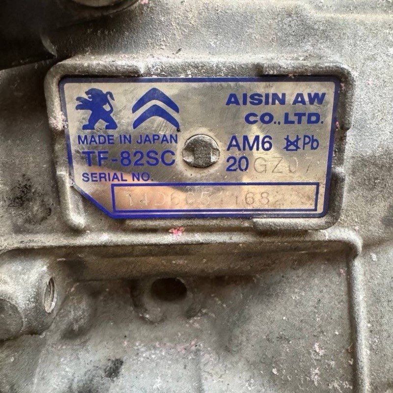 Zespół automatycznej skrzyni biegów (z przetwornikiem momentu obrotowego) AISIN WARNER TF-80SC — AM6, 20GZ07, TCM 9808583080