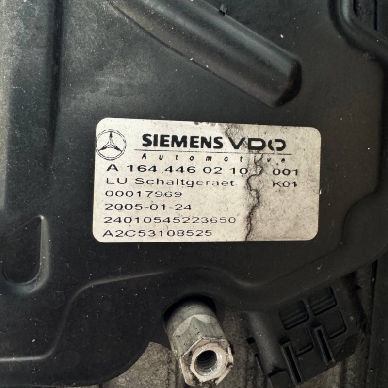 Zespół automatycznej skrzyni biegów (bez konwertera momentu obrotowego, bez skrzyni rozdzielczej) Mercedes-Benz 722.9 4WD — 1642708000, 1642707900, TCM A1644460210 001, K01, (MERCEDES-BENZ M-CLASS (W164) ML 350 4-matic (164.186), 2005-2011)