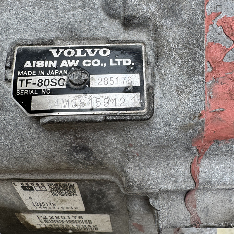 Zespół automatycznej skrzyni biegów (z przetwornikiem momentu obrotowego) AISIN WARNER TF-80SD, 2WD — 1285176, bez jednostki elektronicznej