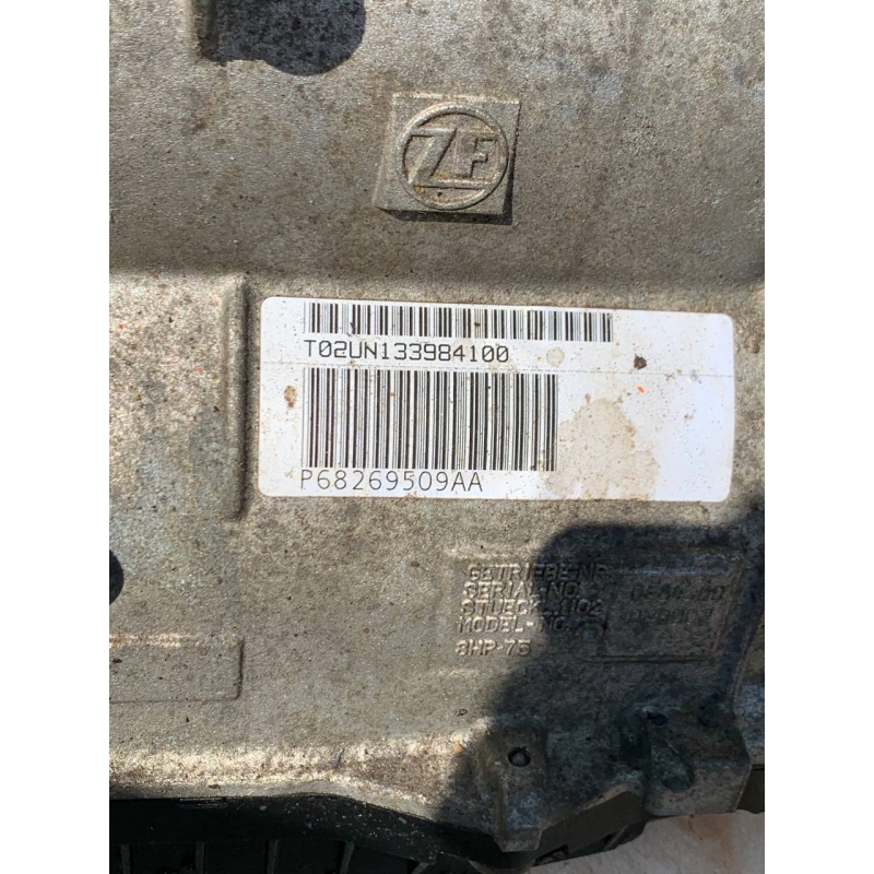 Zespół automatycznej skrzyni biegów (bez konwertera momentu obrotowego, bez skrzyni rozdzielczej) ZF 8HP75, 4WD — P62869509AA, 1102401409, 1102020002 (RAM 1500 Crew Cab (DS) 5.7 Hemi V8 4x4)