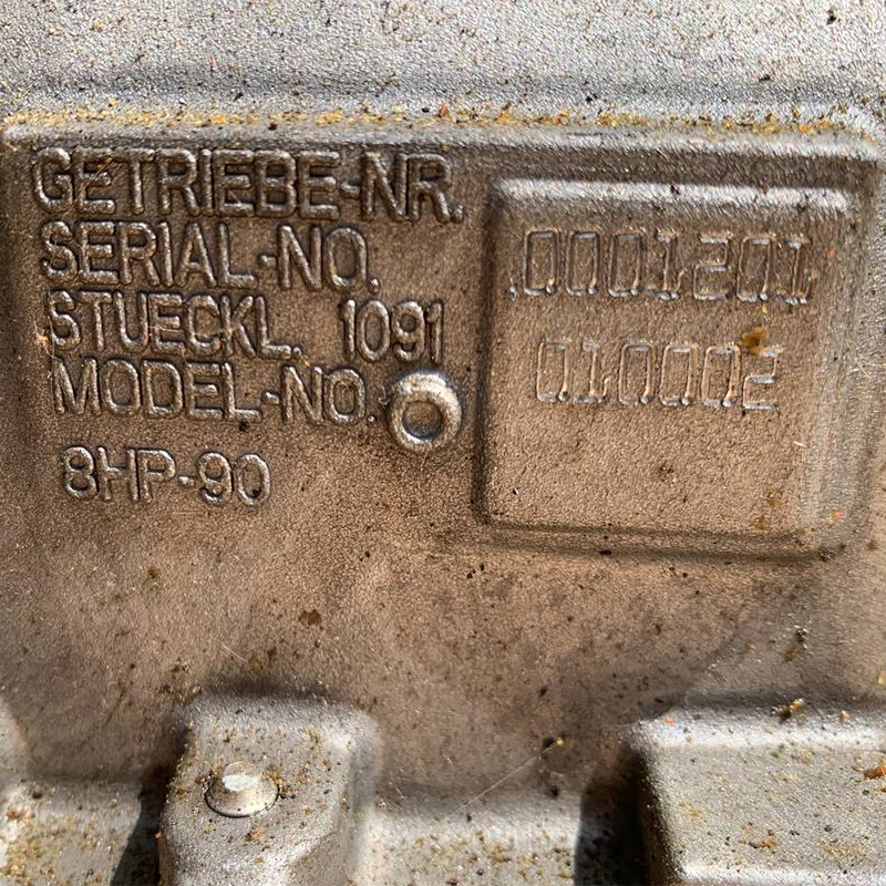 Zestaw automatycznej skrzyni biegów (bez konwertera momentu obrotowego) ZF 8HP90, 2WD — 1091010005, 1091401033, 1081012007 ZG2