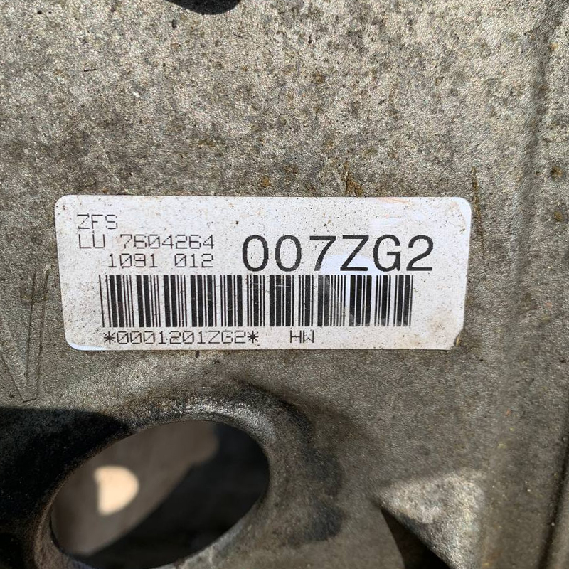 Zestaw automatycznej skrzyni biegów (bez konwertera momentu obrotowego) ZF 8HP90, 2WD — 1091010005, 1091401033, 1081012007 ZG2