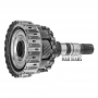 Tylny wałek wyjściowy przekładni planetarnej nr 4, zespół ZF 8HP45 4WD – wysokość całkowita 260 mm, 43 wypusty, 4 zębatki (35 zębów na zębatkach)
