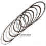 Zestaw tarcz ciernych i stalowych B1 Brake AISIN WARNER AWF8G30, TOYOTA / LEXUS UB80E, UB80F, VAG AQ300 (09S) - 4 tarcze cierne (łączna grubość zestawu 19 mm)