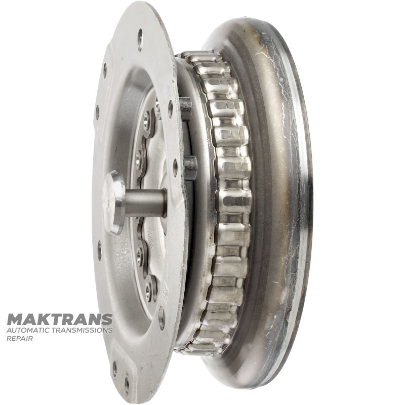 Osłona przednia przekładni hydrokinetycznej ZF 8HP70 — 1087322630 (zewnętrzna średnica czopu 46 mm, wysokość 50 mm), oznaczenie przekładni hydrokinetycznej 000946