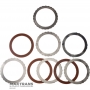 Komplet tarcz ciernych i stalowych FORWARD Clutch FORD E4OD, 4R100 - 3 tarcze cierne (grubość całkowita bez tarczy sprężynowej 23,85 mm), F2TZ-7B164-A, C6AZ-7B442-A, E9TZ-7B442-D