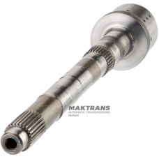 Wał wejściowy FORD 6F50, 6F55 / GM 6T70, 6T70 - długość całkowita 308 mm, 27 rowków, 9 otworów na obwodzie