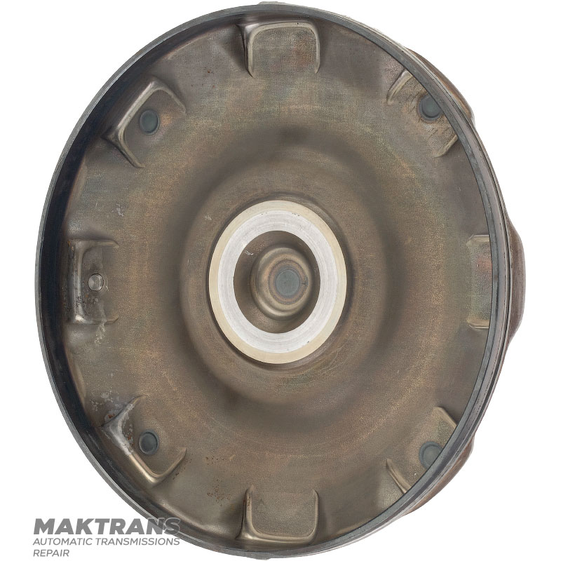 Osłona przednia przekładni hydrokinetycznej C3 FORD - wysokość pilota 32 mm, Ø zewn. 19 mm / 20,95 mm, 4 kołki montażowe (Ø zewn. 9,40 mm)