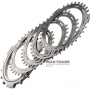 Zestaw felg stalowych C4 Clutch ALLISON 1000 – 4 felgi stalowe, 1 koło podporowe