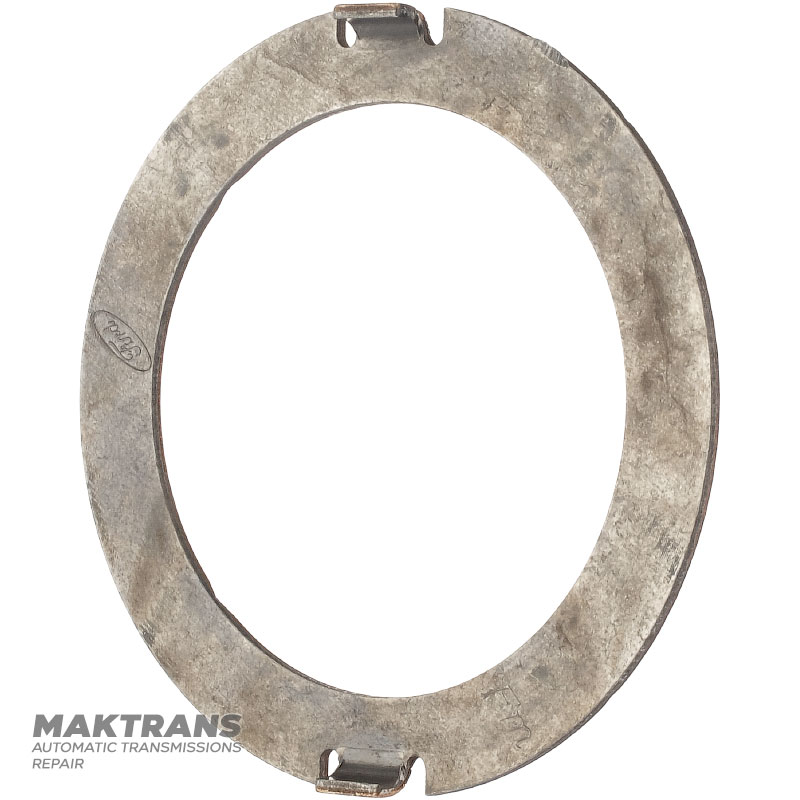Podkładka przesuwna (bimetaliczna) FORD E4OD, 4R100 - 2 ramiona (szerokość 8,55 mm) wysokość 5,90 mm, grubość 1,60 mm, Ø zewnętrzna 81,55 mm, Ø wewnętrzna 60,80 mm
